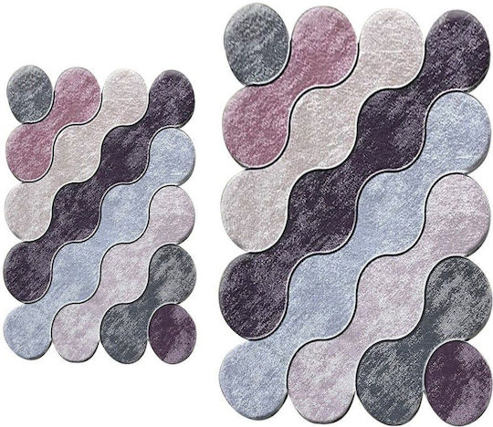 L'Εssentiel Maison Bath Mats Set Purple 2pcs