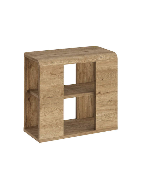 Oberflächenform Rechteckig Beistelltisch Colia Holz Sepet Eiche M58xL25xH50cm
