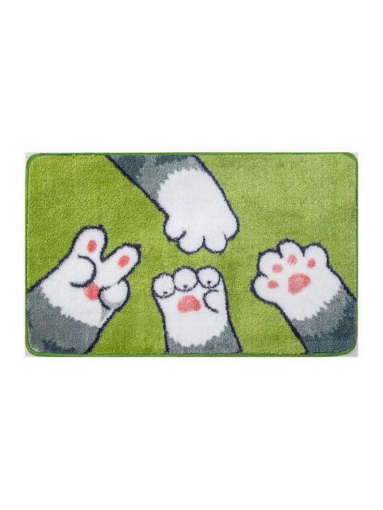 Toni bad Bath Mat Green 40x60cm