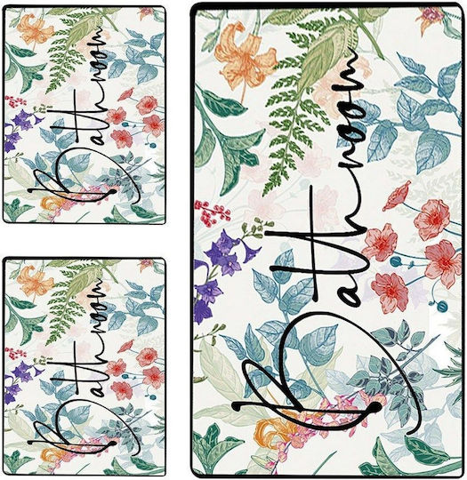 Set Covoare de baie L'Essentiel Maison Multicolor 3 Bucăți