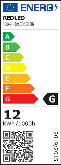 Redled Ταινία LED 24V 5m Τύπου COB