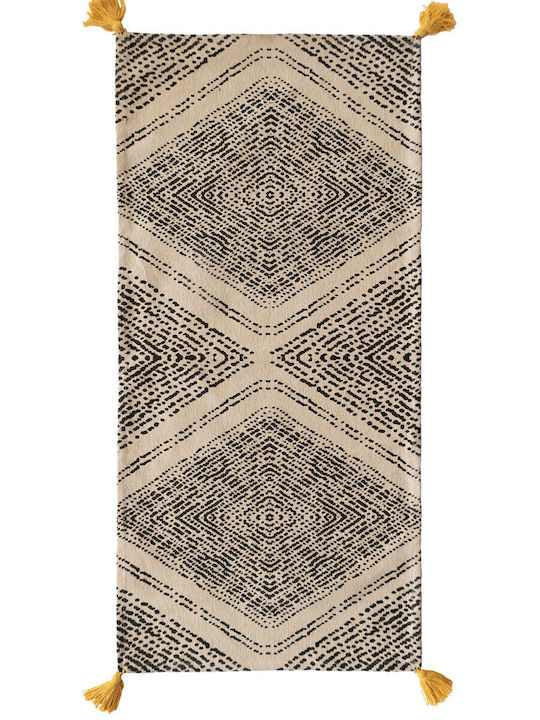 Palamaiki Bath Mat Cotton Tiles 9-100548-001 Beige 60x130cm