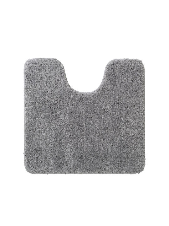 Sealskin Rutschfest Badematte Synthetisch,Polyester/Cotton/Leather Toilette 800633 Grey 57x60cm