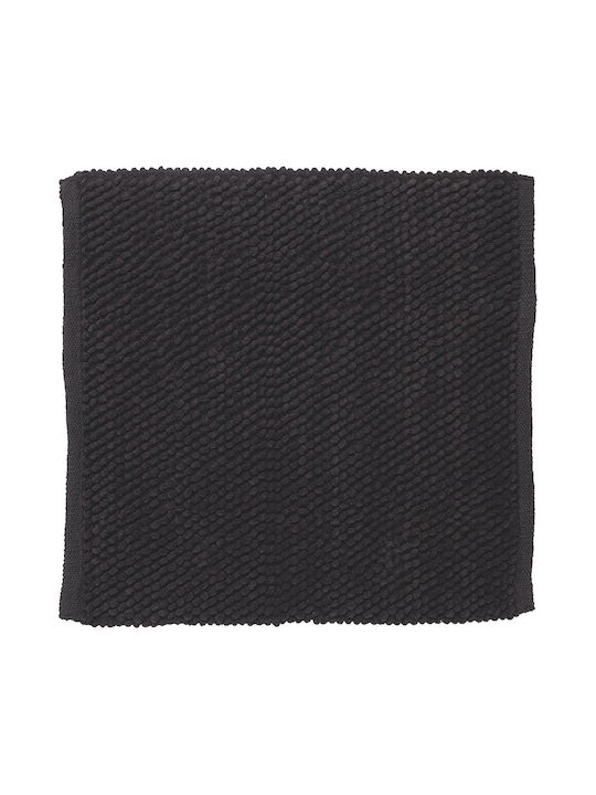 Sealskin Rutschfest Badematte Baumwolle Platz Delhi 800112 Dark Grey 60x60cm