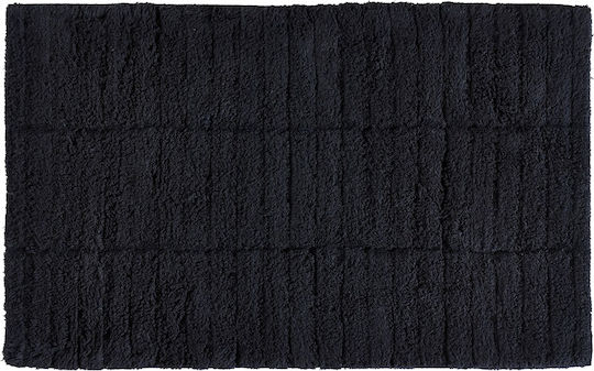 Zone Denmark Badematten Baumwolle 331847 Schwarz 50x80cm
