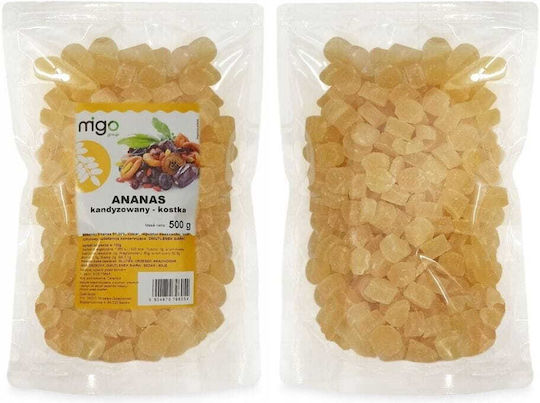 Cuburi de Ananas Confiate 500g
