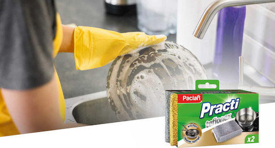 Practi Teflonex Paclan Kitchen Scourer 2 Pcs
