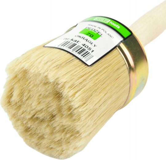 Round Brush Gold 70