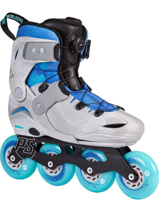 Powerslide Jet Pro Inline Αυξομειούμενα Rollers Γκρι Παιδικά
