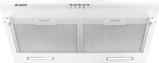 Gruppe Pratico 600 Standard Vent Hood 60cm White