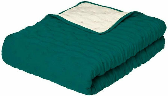 Atmosphera Coverlet Super Double Green 240x260cm