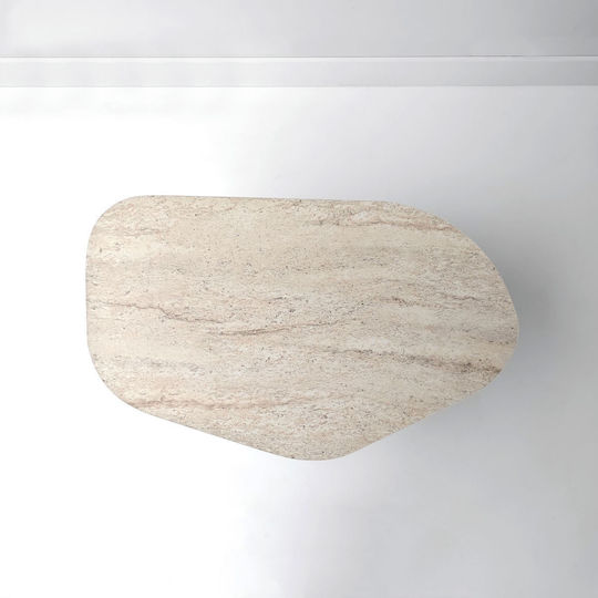Zentrales Kaffeetisch Rock Holz Walnuss M100xT60xH35cm