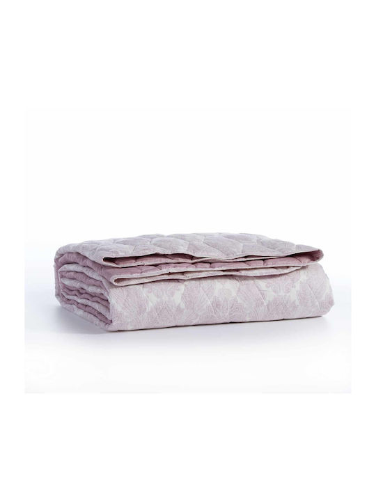 Nef-Nef Homeware Bless Coverlet Queen Size from Polyester Orchid 230x240cm