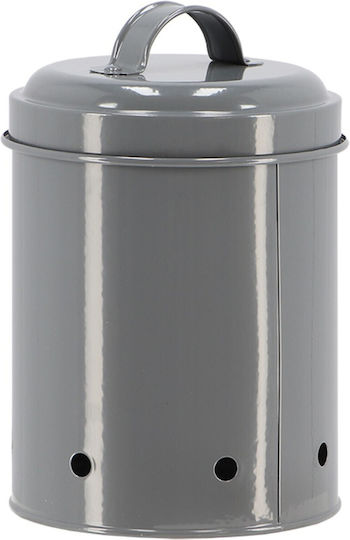 Esschert Design Βάζο Γενικής Χρήσης με Καπάκι Γκρι 1150ml