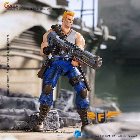 Hiya Toys Contra Operation Galuga Exquisite Basic Bill Rizer Action Figure