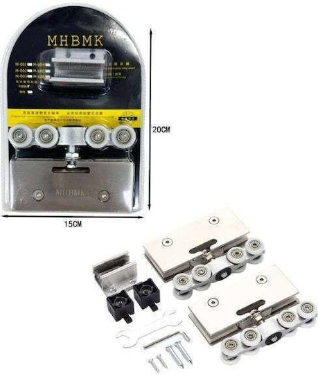 Glass Door Sliding Fitting 022047