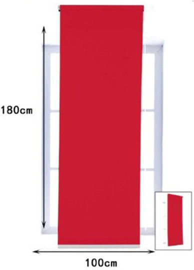 Ρόλερ Σκίασης Μερικής Συσκότισης Π100xΥ180εκ. TPS-23787 Κόκκινο