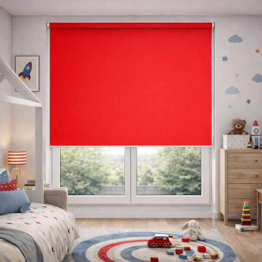 Roller Blinds Partial Blackout Red W60xH180cm TPS-23769