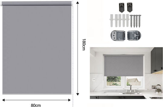 Galifas Rollos Partieller Blackout P80xH180cm GBS-1505-3776 Grau Galifas Rollos Partieller Blackout P80xH180cm GBS-1505-3776 Grau