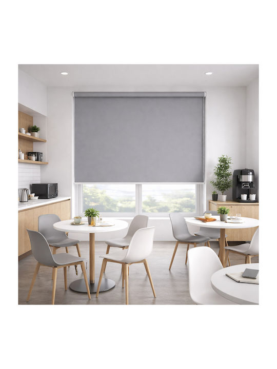 Galifas Roller Blinds Partial Blackout Gray W120xH180cm GBS-0741-3794