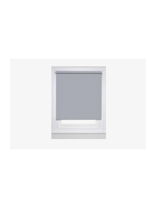Sidi Home Plast Roller Blinds Total Blackout Gray W100xH210cm Ε-2524