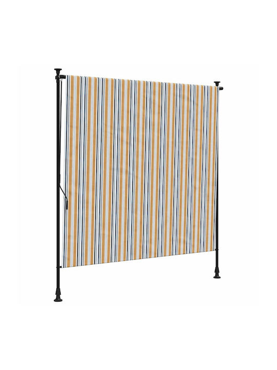 vidaXL Rollos Partieller Blackout Gelb B150xH270cm 368774