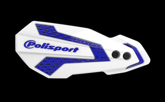 Polisport Mx Flow Universal Leaf Hand Guards 08 22 White Blue
