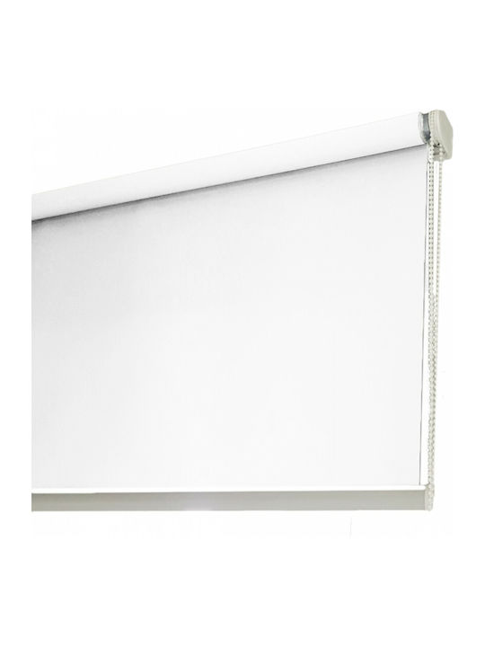Roller Blinds Partial Blackout White W150xH180cm 15299