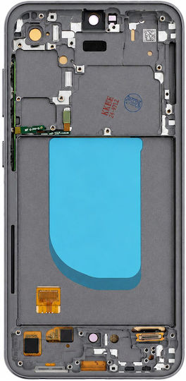 Clappio Екран Galaxy S23 Fe OLED Панел Сензорен Предварително Сглобена Рамка Черен