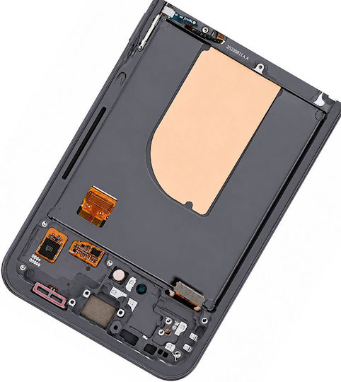 Clappio Екран Galaxy S23 Fe LCD Панел Сензорен Предварително Сглобена Рамка Черен