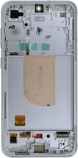 Samsung Original Screen Galaxy S23 Fe Amoled Panel Touch Frame Orange