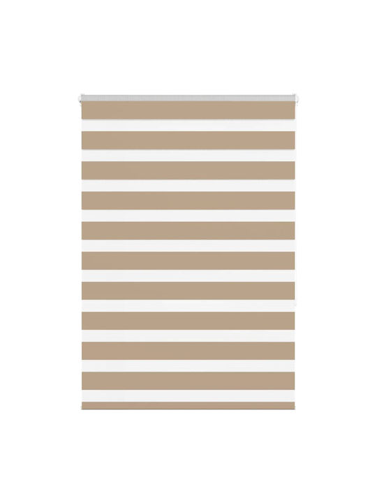 vidaXL Roller Blinds Partial Blackout Brown W115xH150cm 4014550