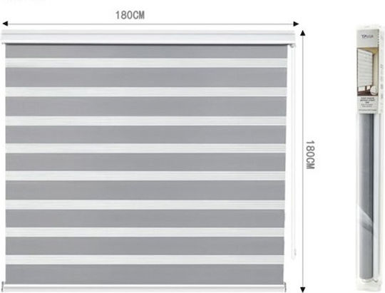 Tpster Rollos Partieller Blackout Gray B180xH180cm 36950