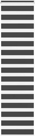vidaXL Roller Blinds Partial Blackout Black W60xH200cm 4014253