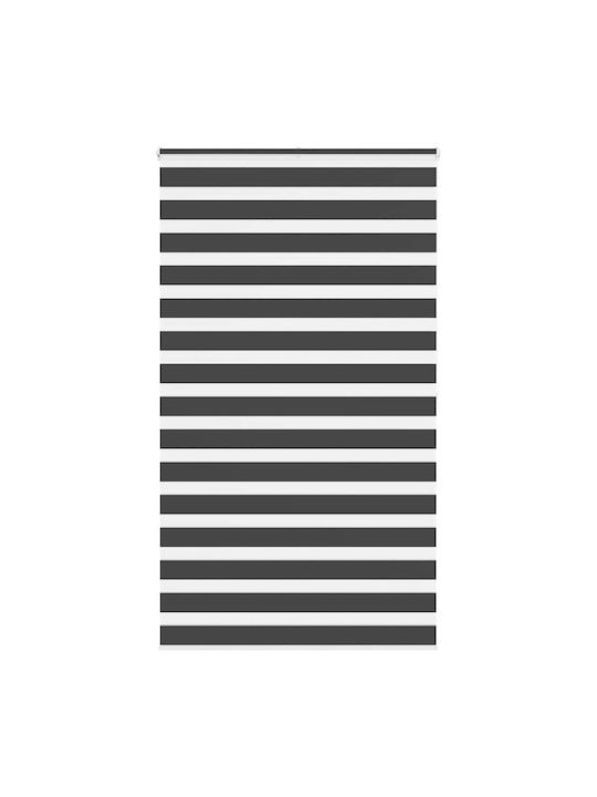 vidaXL Roller Blinds Partial Blackout Black W135xH200cm 4014268