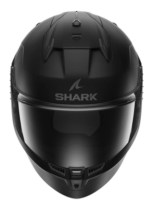 Shark D-skwal 3 Blank Black Mat Κράνος Μηχανής Full Face ECE 22.06 1540gr με Pinlock και Sunvisor