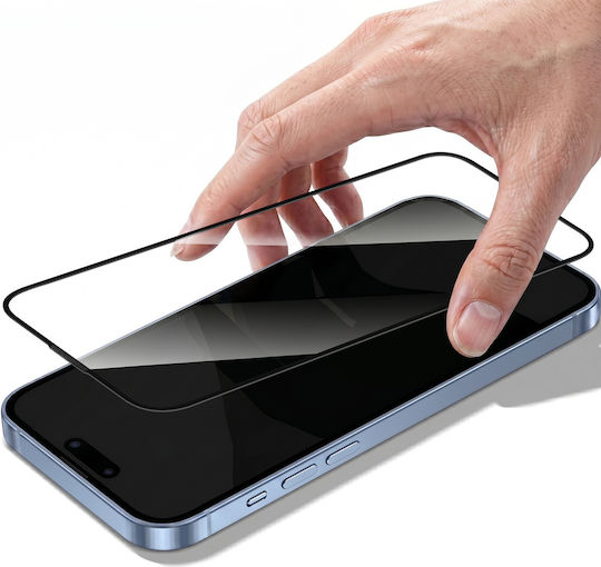 Avizar Displayschutzfolie iPhone 17 Gehärtetes Glas 0,40mm Hohe Widerstandsfähigkeit Schwarz