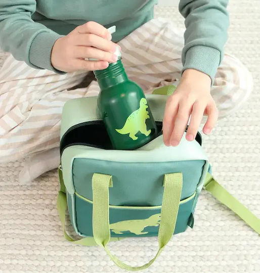 A Little Lovely Company Kids Water Bottle Dinosaur Stainless Steel Dinosaur 350ml