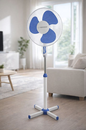 Esperanza Pedestal Fan 50W 40cm Diameter White