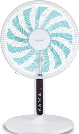 Diplomat DFX-535RC Ventilator Sockel 60W Lüfterdurchmesser 40.64cm Blau