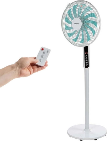 Diplomat DFX-535RC Ventilator Sockel 60W Lüfterdurchmesser 40.64cm Blau