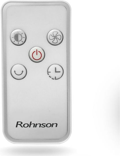 Rohnson Tabletop Fan 60W Diameter 22.5cm with Remote Control White