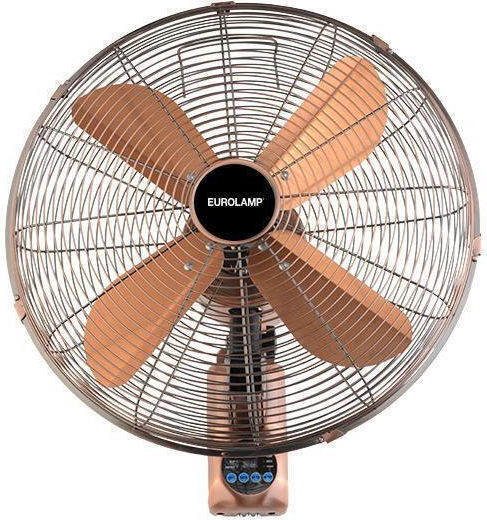 Eurolamp Ventilator Wand 50W Lüfterdurchmesser 45cm mit Fernbedienung Kupfer