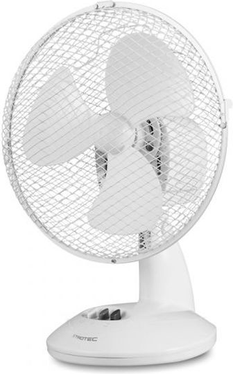 Trotec TVE 9 Tischgerät Ventilator 30W Lüfterdurchmesser 23cm Weiß