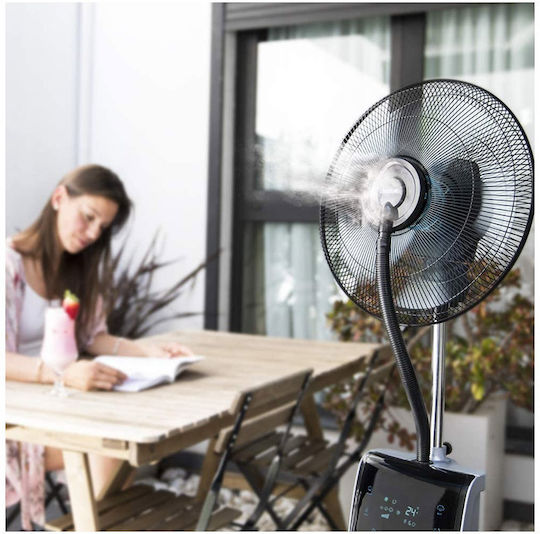 Cecotec Forcesilence 790 Freshessence Ionic Ανεμιστήρας Υδρονέφωσης 90W Διαμέτρου 40cm Μαύρος