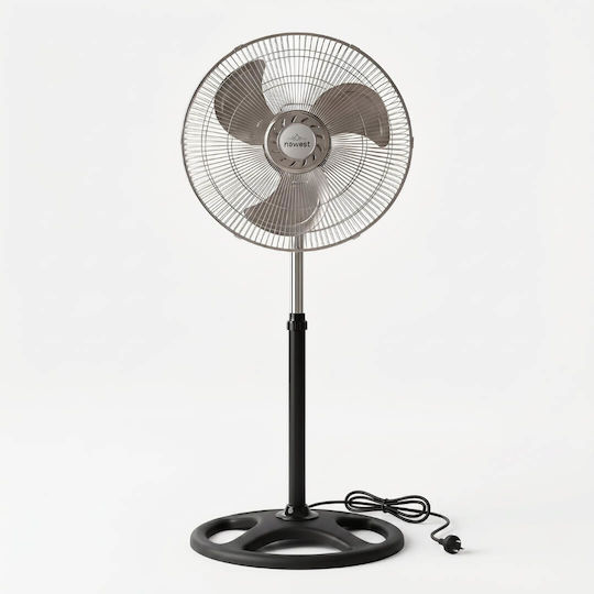 Newest FN-50 Pedestal Fan 110W Fan Diameter 50cm Silver