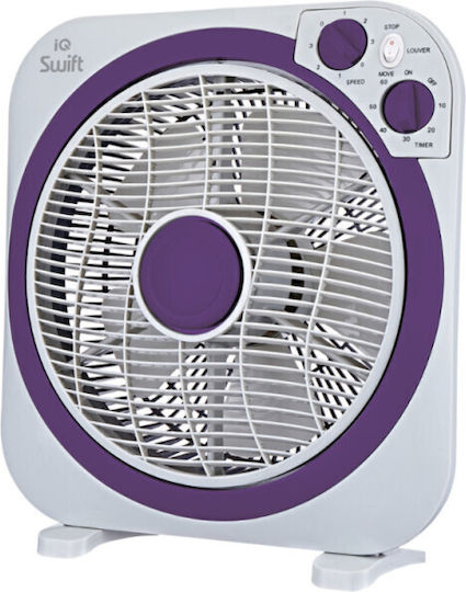 IQ Box Fan 45W Διαμέτρου 30cm Λευκό