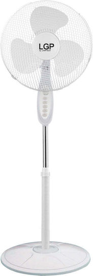 Lamtech Pedestal Fan 45W 40cm Diameter White