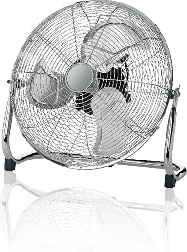 Lineme Bodenventilator 100W Lüfterdurchmesser 45cm Silber