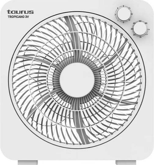 Taurus Tropicano Box Fan 35W Λευκό